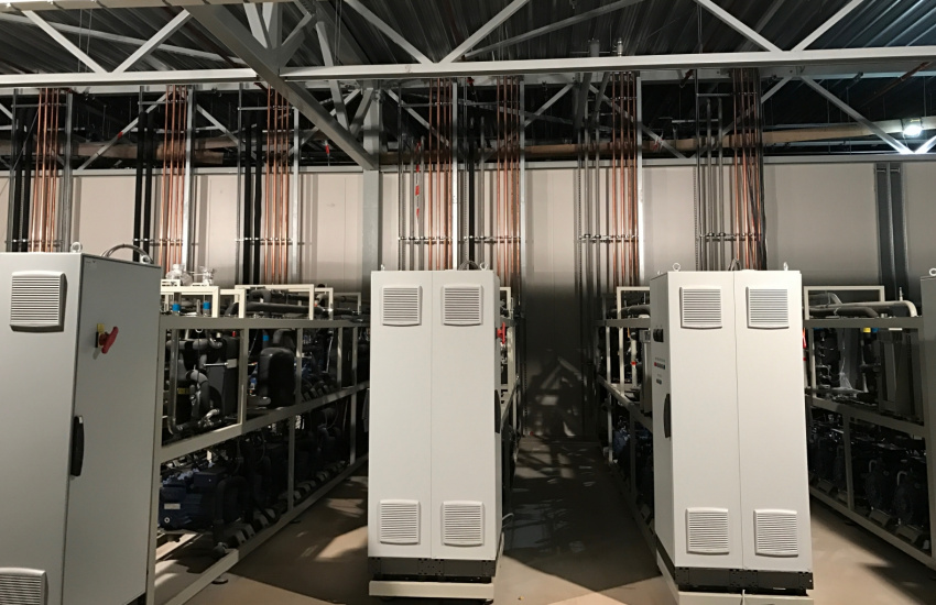 CO2 koelinstallatie in bedrijf | Huijbregts Koeltechniek